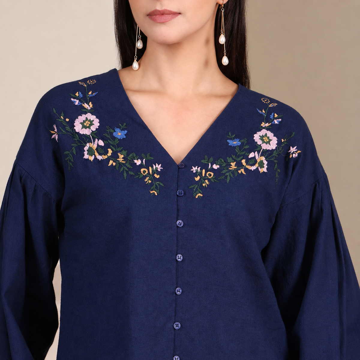 Zilda Co-ord Set | Blue Color