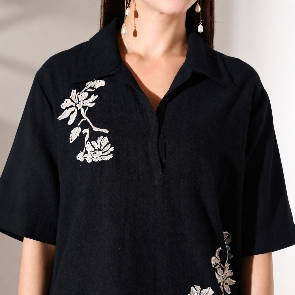 Mindy Co-ord Set | Black Color