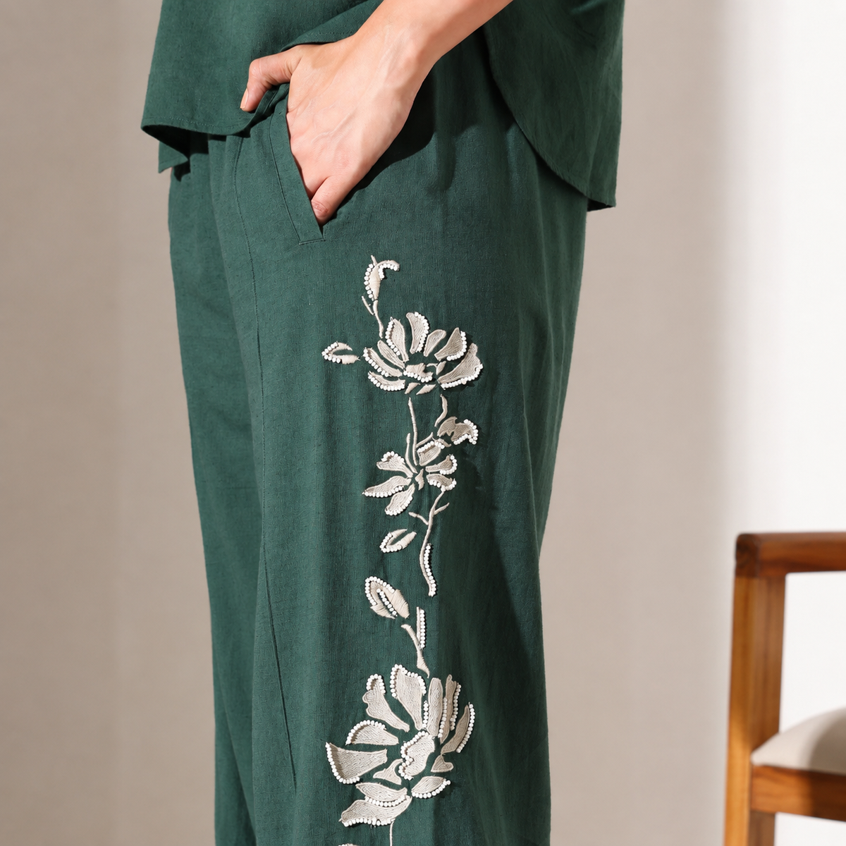 Mindy Co-ord Set | Green Color