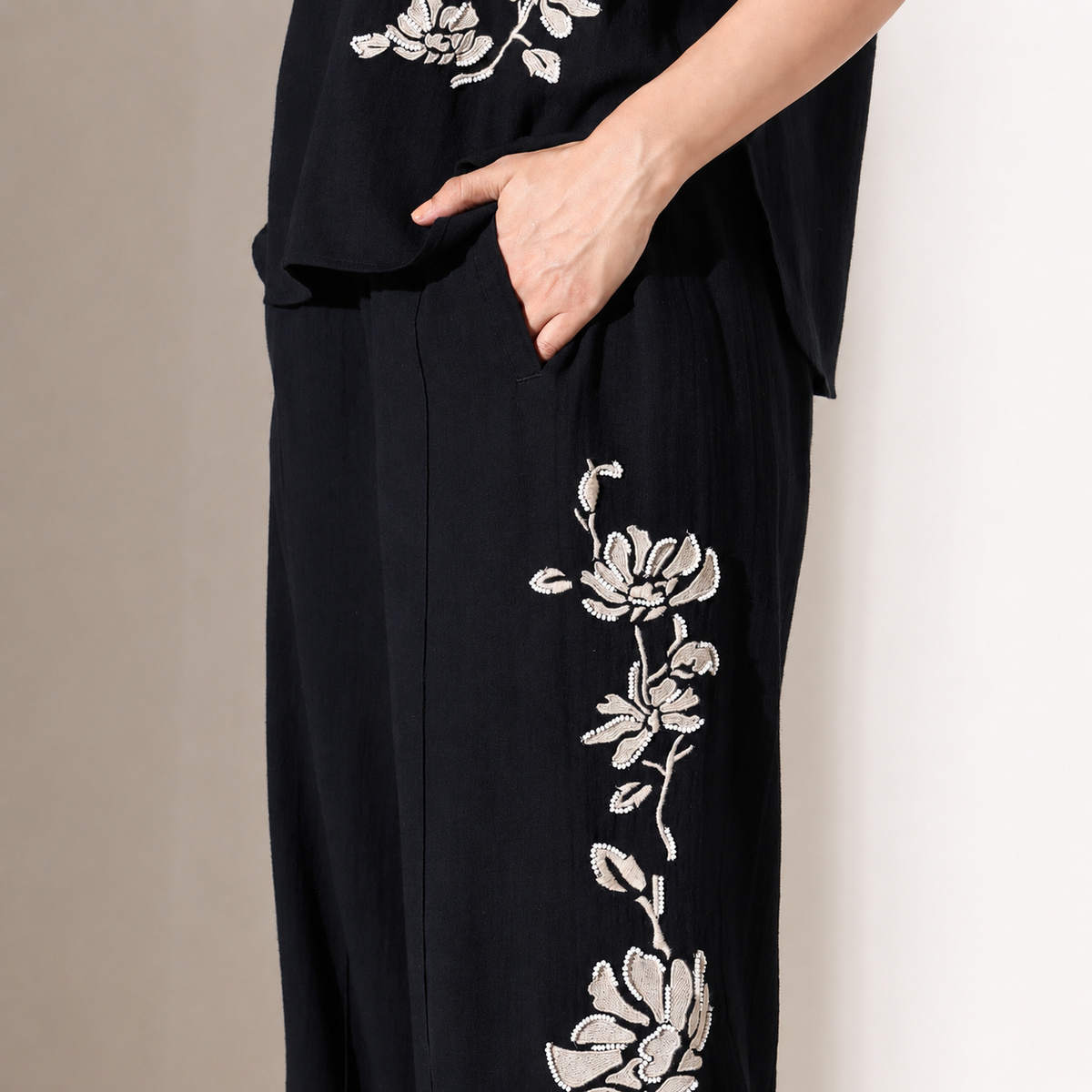 Mindy Co-ord Set | Black Color