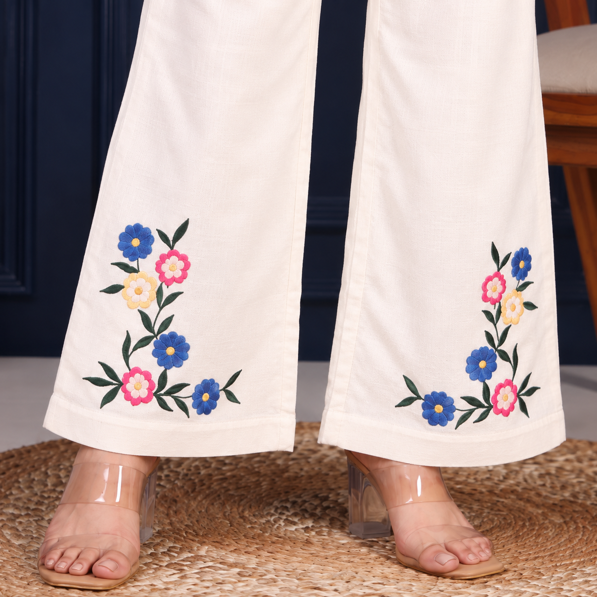 Zilda Co-ord Set | Off White Color