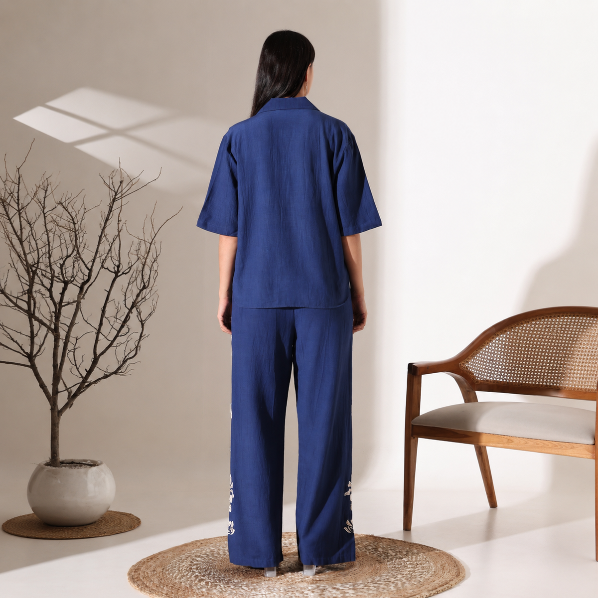 Mindy Co-ord Set | Blue Color