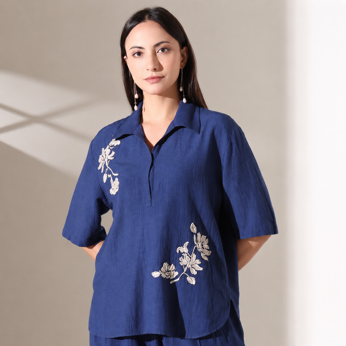 Mindy Co-ord Set | Blue Color