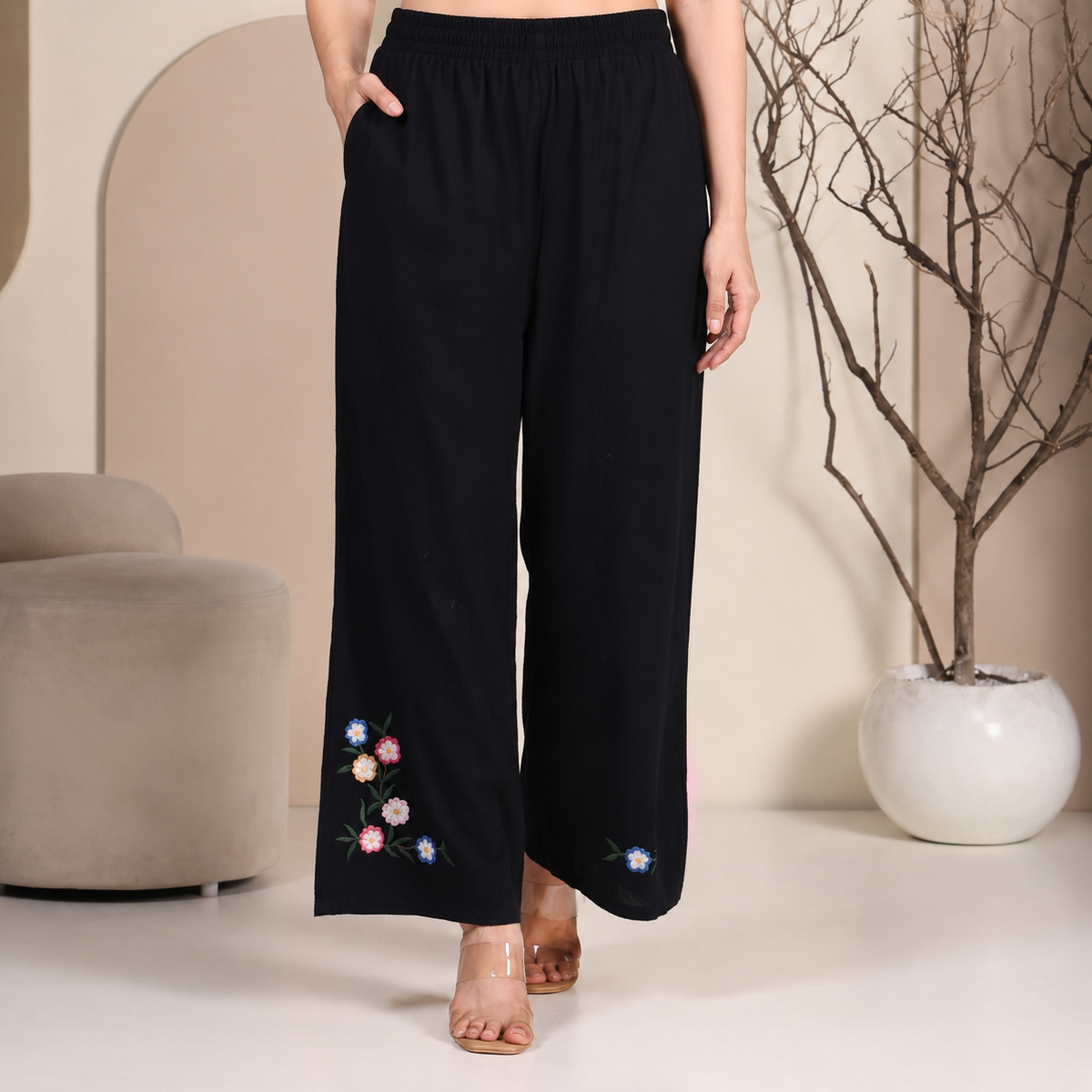 Zilda Co-ord Set | Black Color