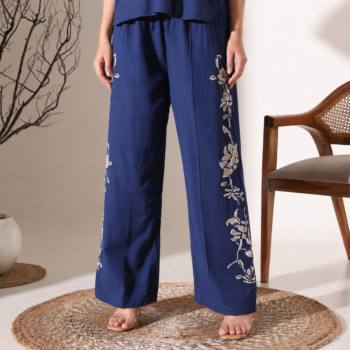 Mindy Co-ord Set | Blue Color