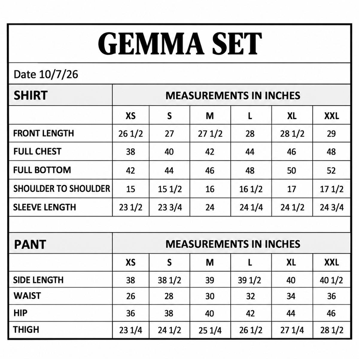 Gemma Co-ord Set