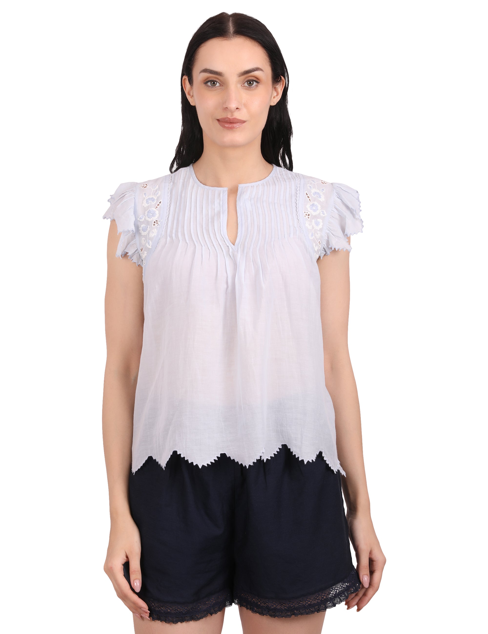 Celis Top (Light Blue)