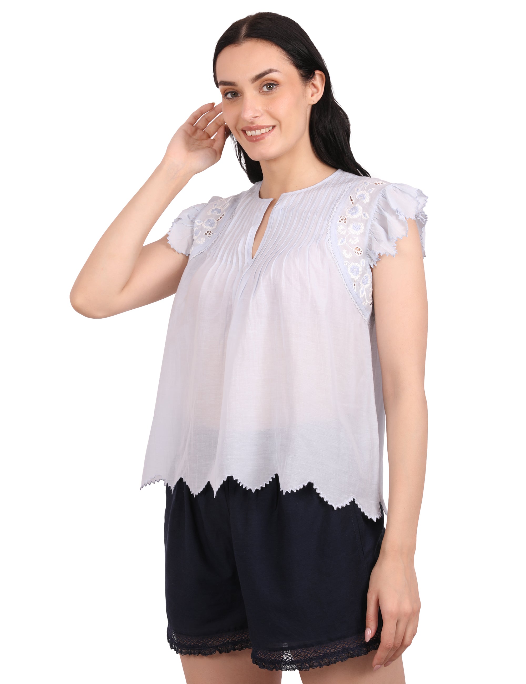 Celis Top (Light Blue)