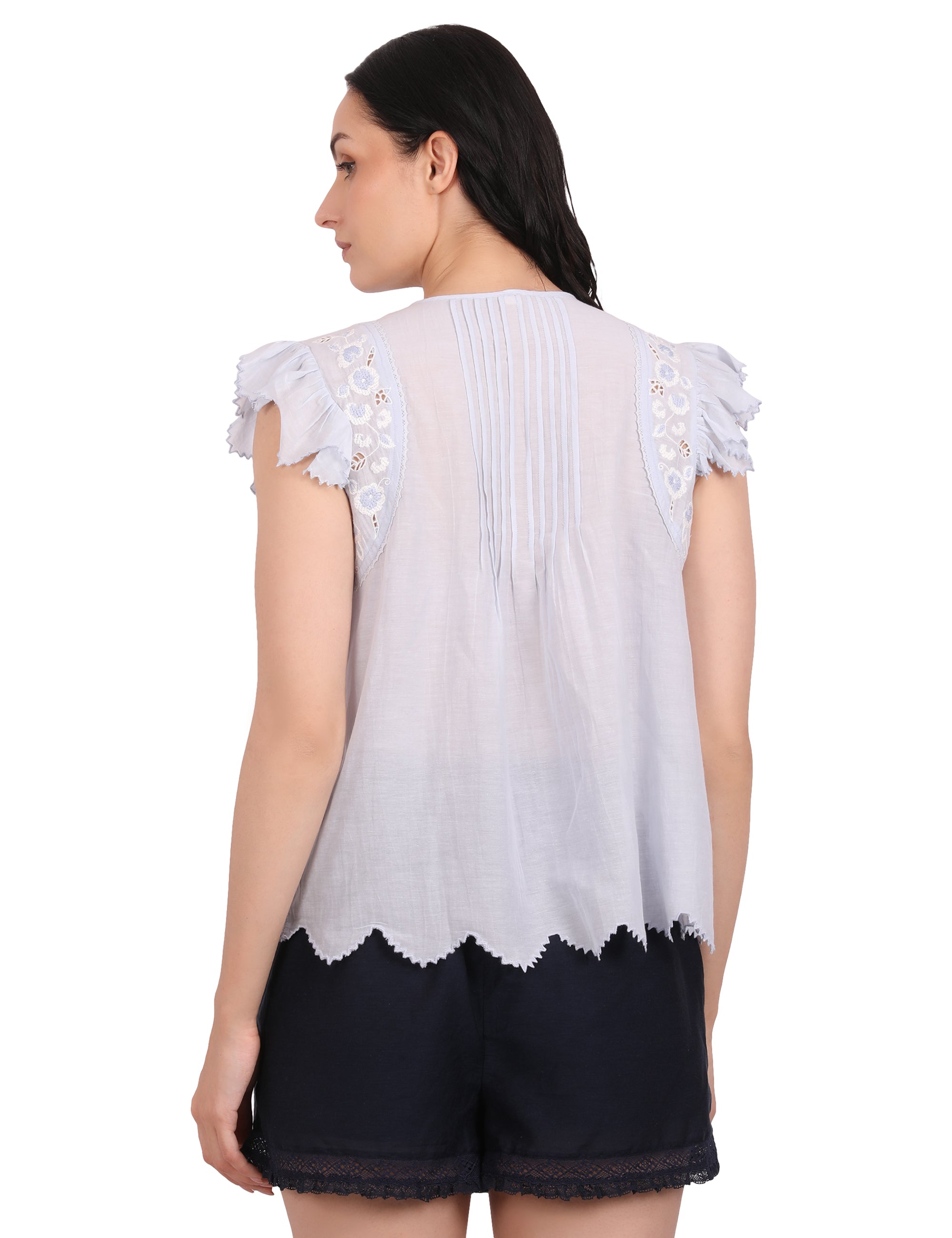 Celis Top (Light Blue)